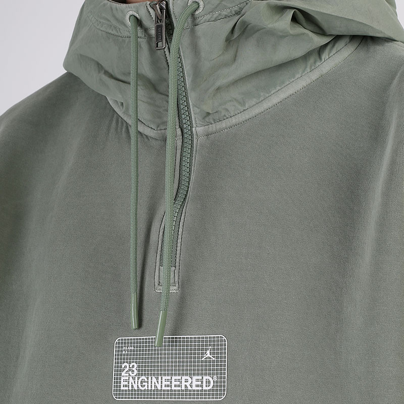 мужская зеленая толстовка Jordan 23 Engineered Fleece Hoodie CK9036-313 - цена, описание, фото 3